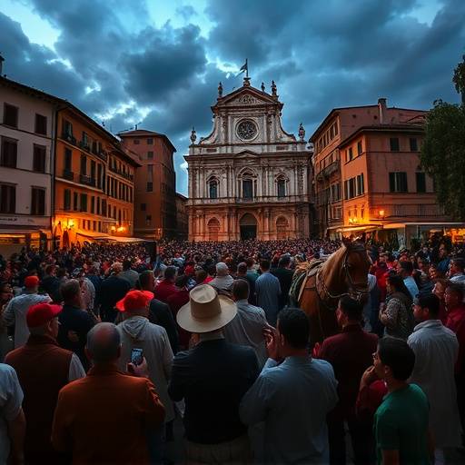 Manifestazione storica del Palio di Siena