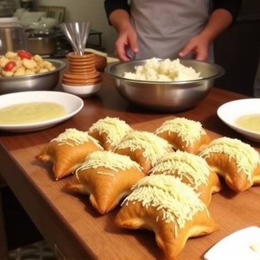 Partecipanti ad un corso di cucina siciliana che preparano arancini e cannoli a Palermo